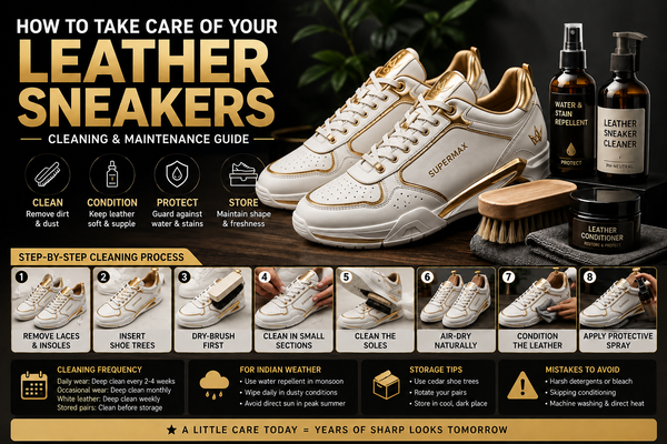 How to Clean & Maintain Leather Sneakers – Complete Guide