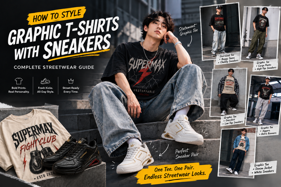How to Style Graphic T-Shirts with Sneakers | Streetwear Guide Meta