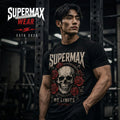 Premium Skull & Roses Graphic T-Shirt - Artistic Floral Streetwear
