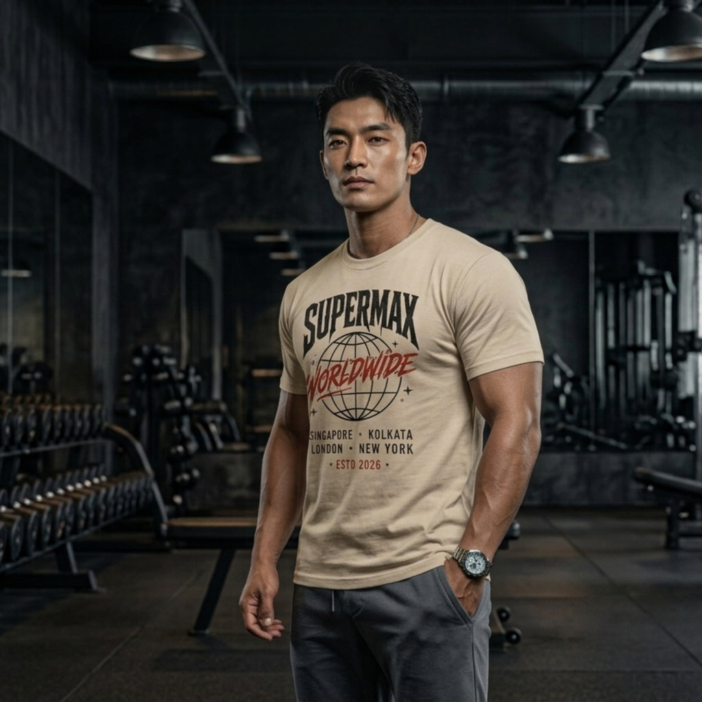 Worldwide Club Graphic Print Cotton Streetwear T-Shirt