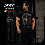 Angel vs Devil Graphic Printed Streetwear T-Shirt