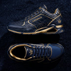 Supermax Azure Legacy Men's Premium Leather Sneakers – Navy & Royal Blue Casual Sports Shoes