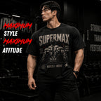 Supermax Muscle Mode Oversized Gym T-Shirt | Streetwear India