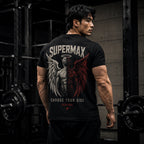 Angel vs Devil Graphic Printed Streetwear T-Shirt