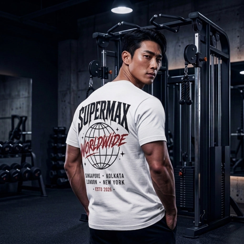 Worldwide Club Graphic Print Cotton Streetwear T-Shirt
