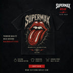 T-shirt graphique classique The Rolling Stones - T-shirt rétro de groupe de rock
