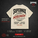 Worldwide Club Graphic Print Cotton Streetwear T-Shirt