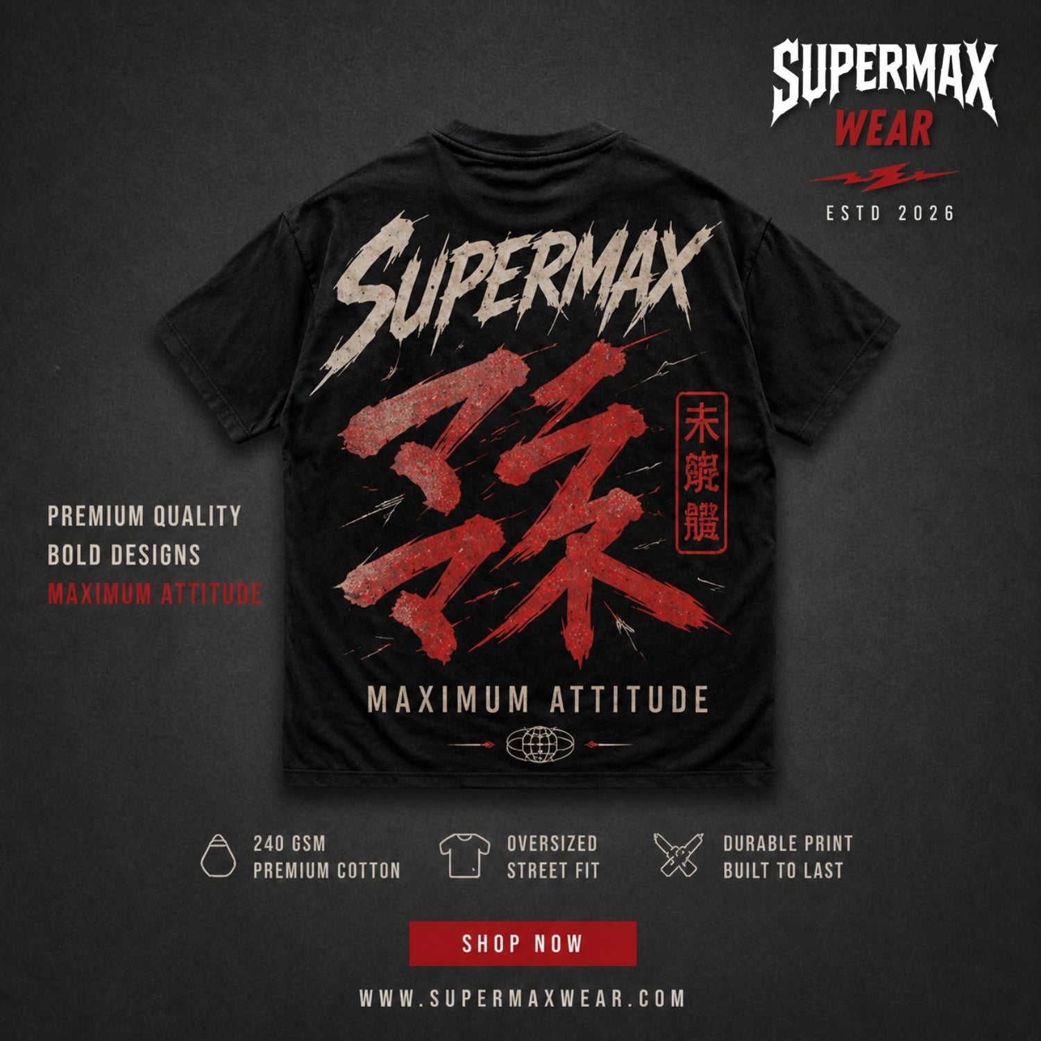 Premium Japanese Streetwear Graphic T-Shirt | Oversized Urban Fit