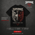 Angel vs Devil Graphic Printed Streetwear T-Shirt